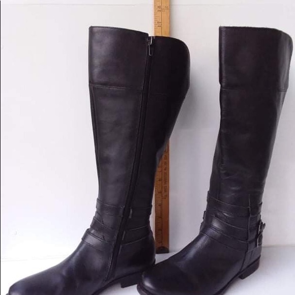 Blakely Black Leather Riding Boots 7 wide - Picture 7 of 11